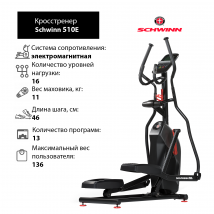 Эллиптический тренажер Schwinn 510E