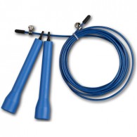 Скакалка высокооборотная Кроссфит стальной шнур в оплетке INDIGO 97161 IR 2,7 м Синий